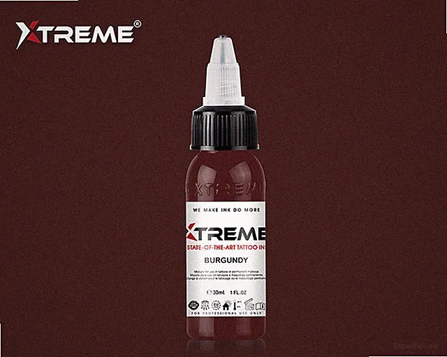 BURGUNDY Brown Red Xtreme Ink Bright Solid Color Tattoo Pigment Made in USA