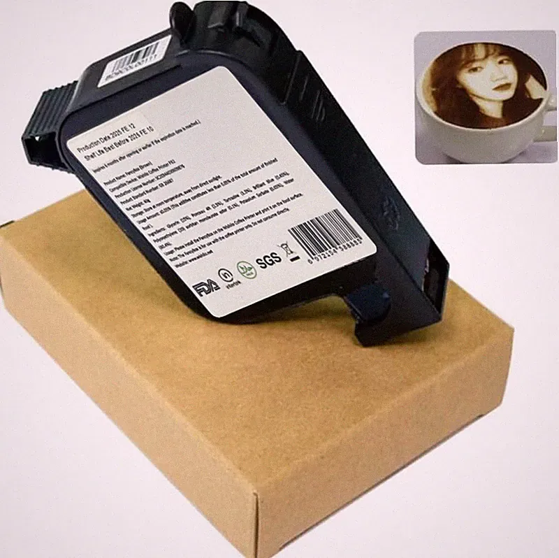 High Speed Coffee Latte Art Printer Ink Cartridge Replacement for Eb-Pro Brown