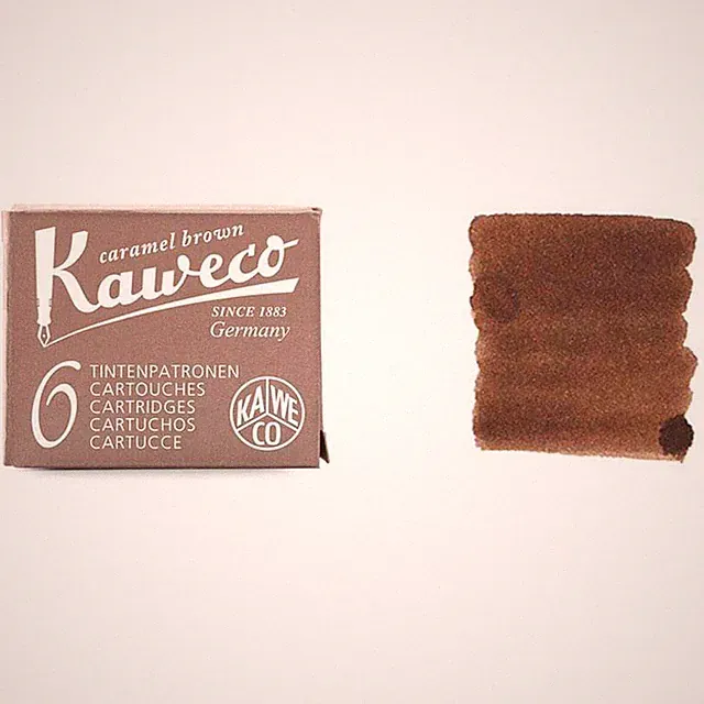 Kaweco Ink Cartridges Caramel Brown Pack of 6 K259FPR-SEP