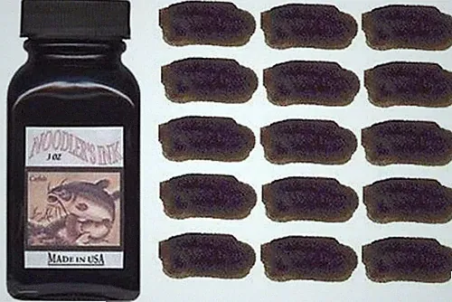 NOODLERS Fountain Pen Ink Bottle - 3oz - STANDARD BROWN